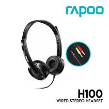 RAPOO H100 HEADSET HIGH QUALITY WITH COMFORT-FIT