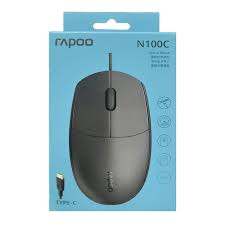 RAPOO N100C TYPE C WIRED MOUSE