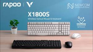 RAPOO X1800S WIRELESS MULTIMEDIA KEYBOARD+MOUSE