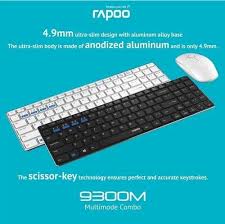 RAPOO 9300M WIRELESS MULTI-MEDIA COMBO SET FOR ALL DEVICES