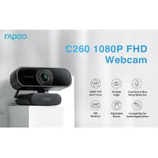 RAPOO C260 (FHD 1080) WITH HIBRID LENS FOR MEETING & STREAMING